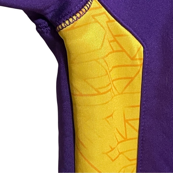 GEN 2 LSU PURPLE & YELLOW 1/4 ZIP YOUTH/WOMENS HOODIE SZ LG 14/16 - Picture 12 of 13